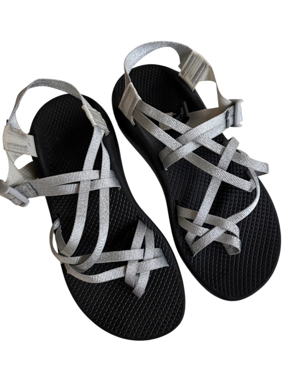 EUC Chaco ZCloud X2 Sandals Silver Size 9